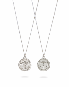 My Body My Choice | two-sided medallion | sterling silver
