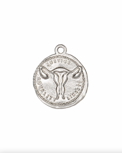 My Body My Choice | two-sided medallion | sterling silver